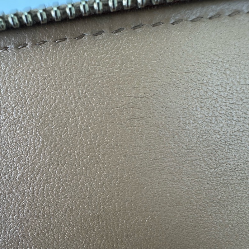 CHANEL 22k 奶茶色羊皮金柱長盒子 晶片款 全套有單-11