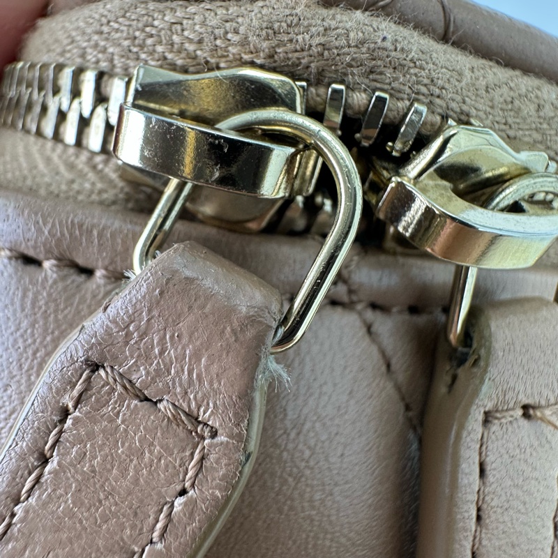 CHANEL 22k 奶茶色羊皮金柱長盒子 晶片款 全套有單-15