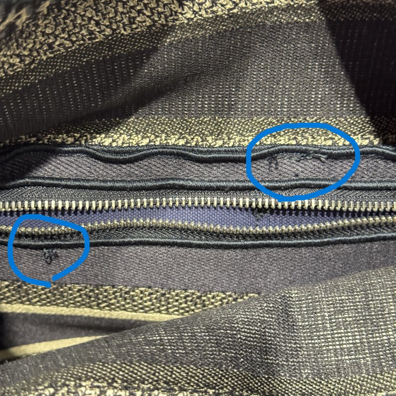 DIOR M1293VRW_M928 藍色緹花布帆布雙扣後背包-12