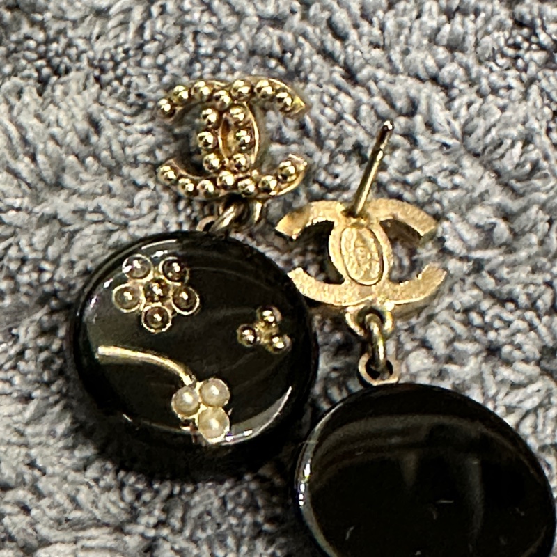 香奈兒復古垂吊式耳環-2