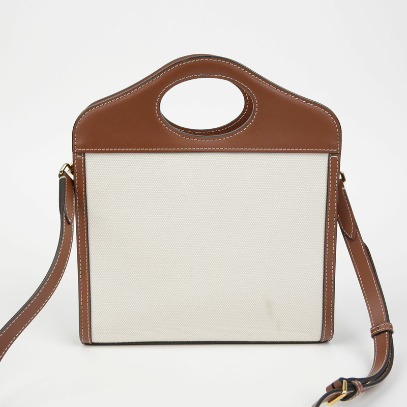 BURBERRY 口袋迷你手提單肩包 8028062-4