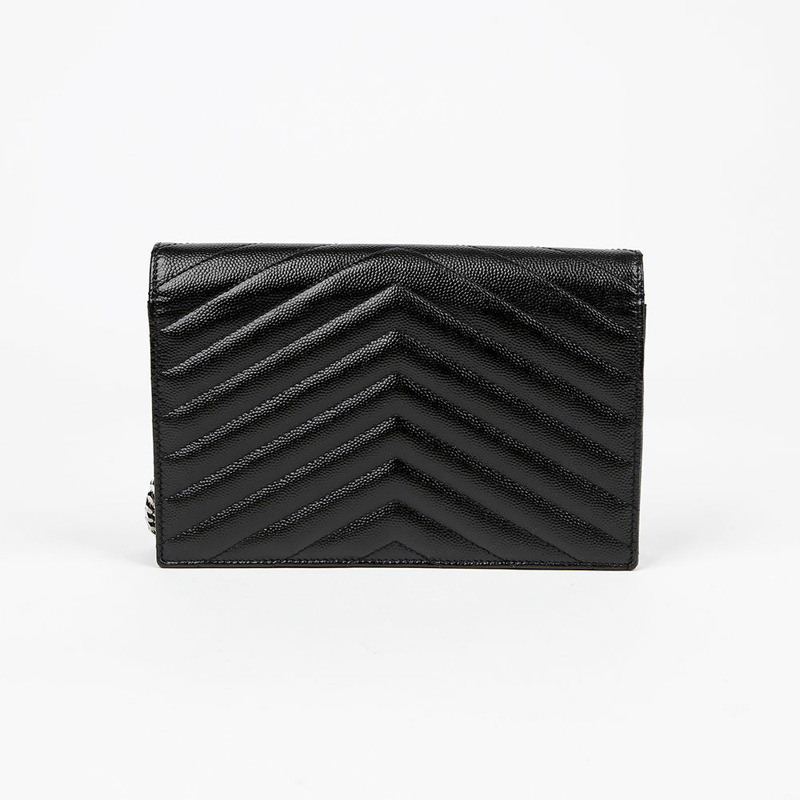 【包稅】SAINT LAURENT 信封鏈條皮夾斜背包 393953-3