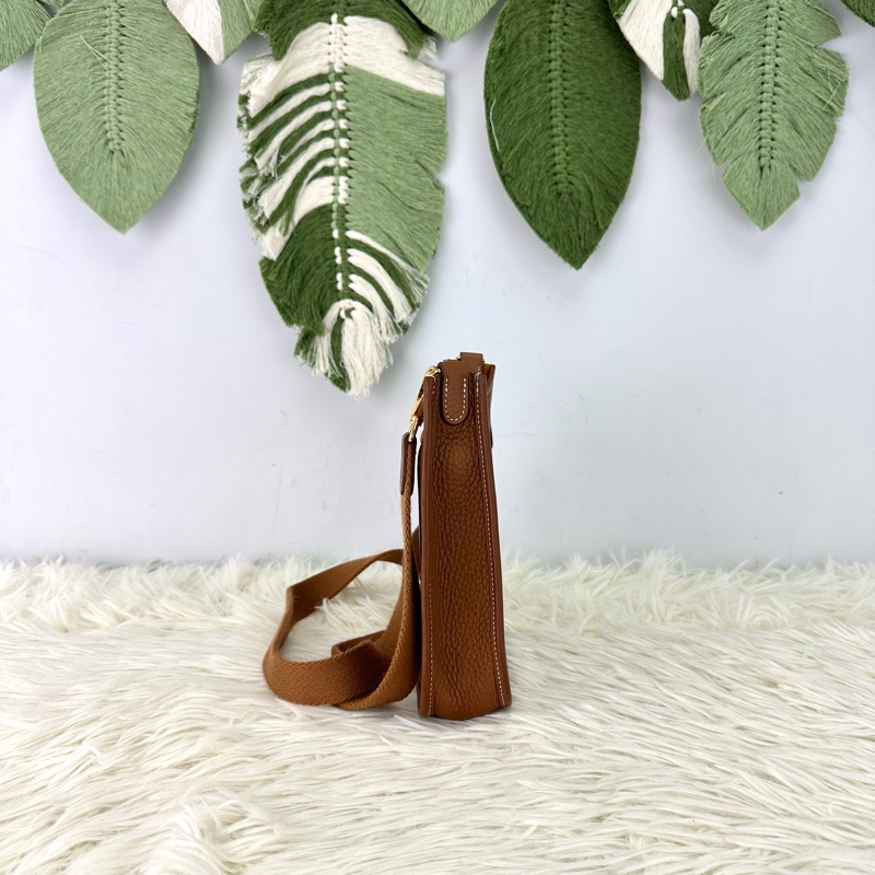 HERMES Mini Evelyne 金棕色金扣 Z Stamp 斜肩包-3