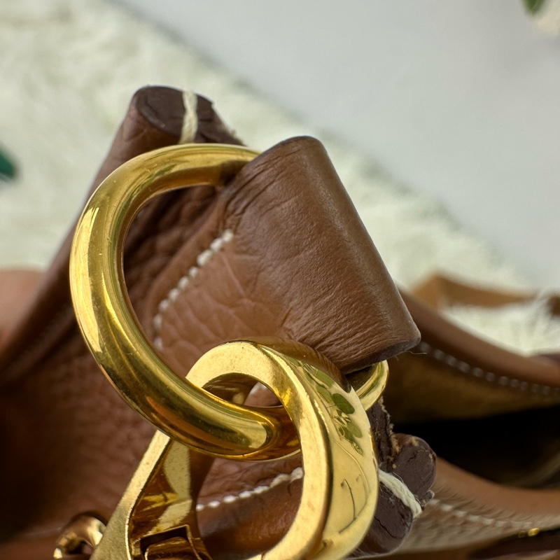 HERMES Mini Evelyne 金棕色金扣 Z Stamp 斜肩包-7