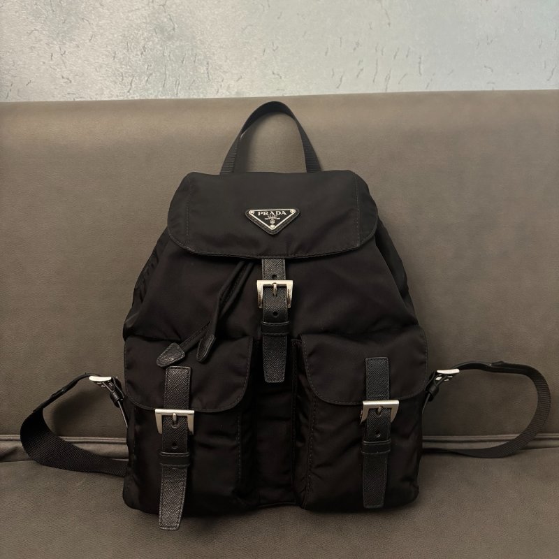 prada 後背包小號專櫃近代款 99新 配件塵袋-0