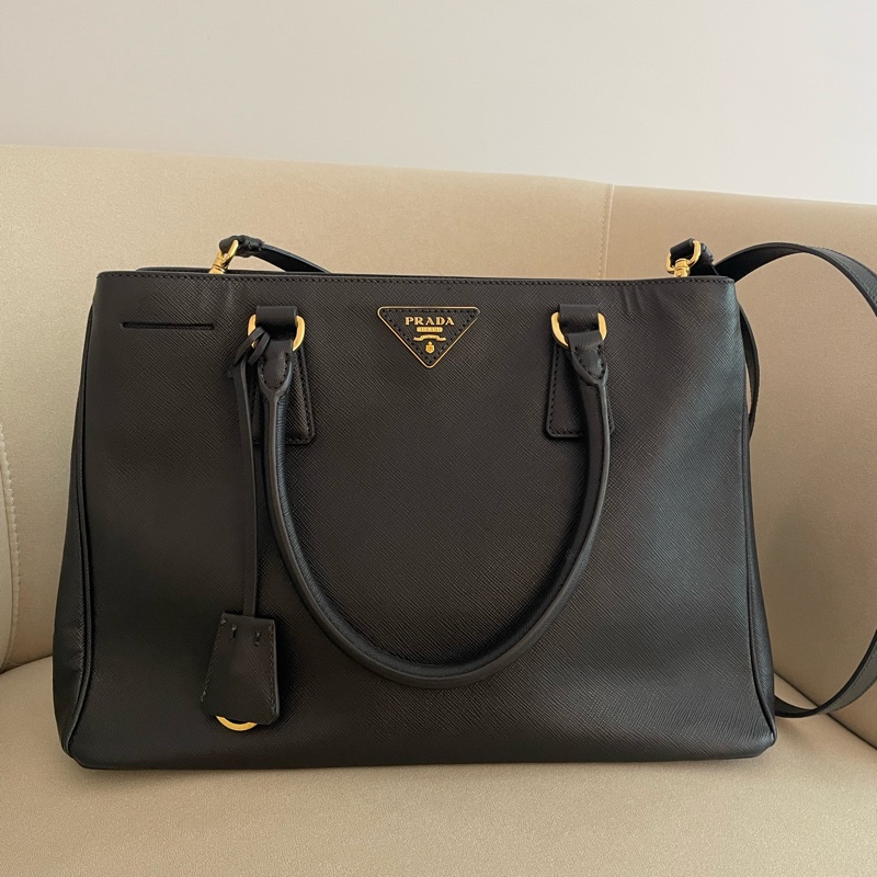 Prada 黑色兩用殺手包-0