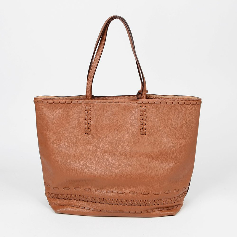 TODS 編織裝飾購物肩背包-4