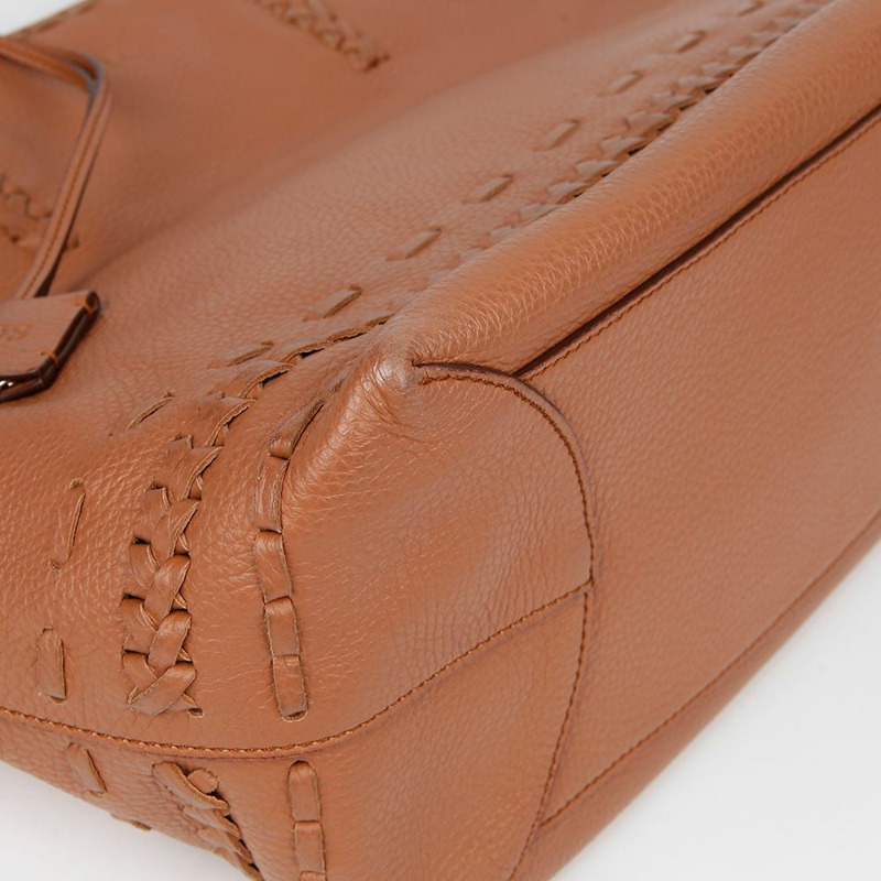 TODS 編織裝飾購物肩背包-9