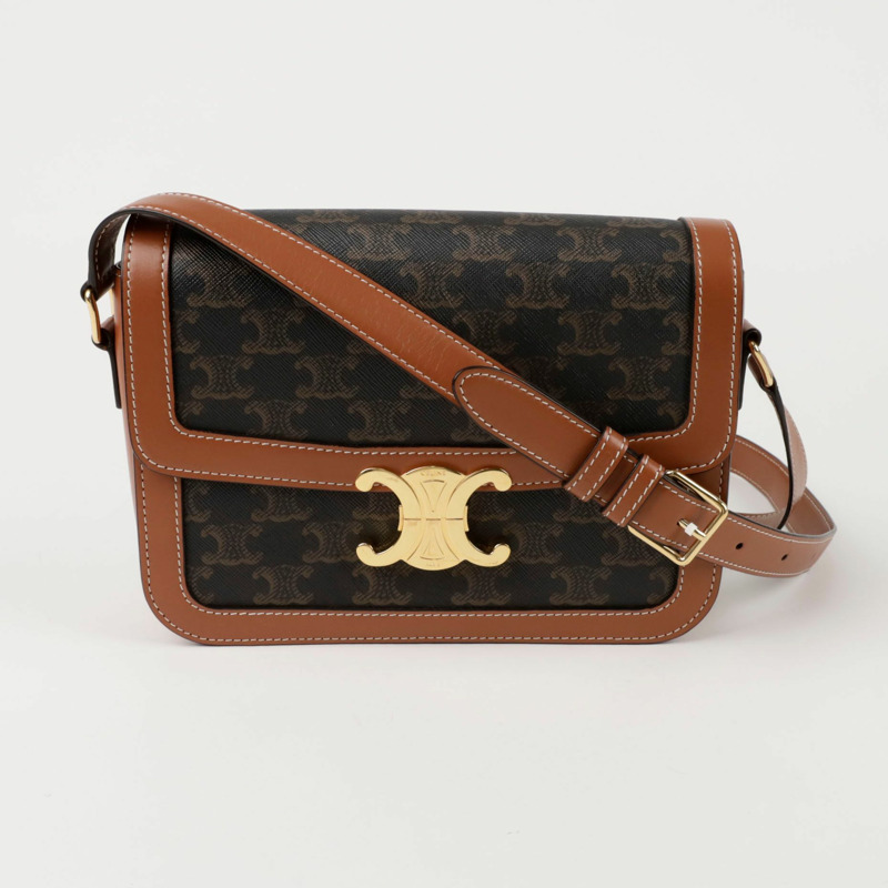 CELINE 經典 Triopé 中型單肩斜背包 191242BZ4-0