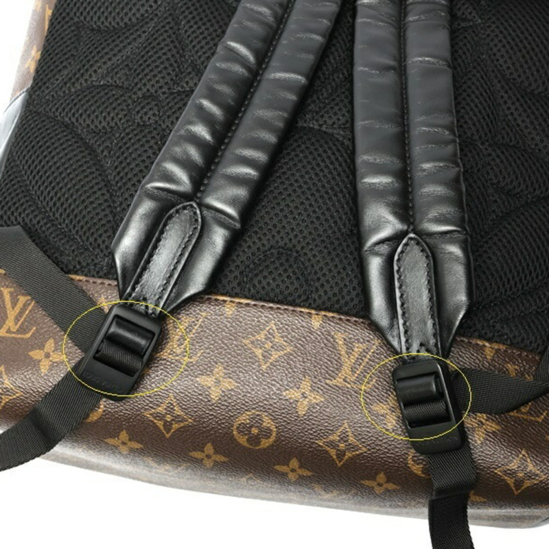 路易威登 Dean 雙肩包 M45335 Monogram Macassar 黑色 S-159438-4