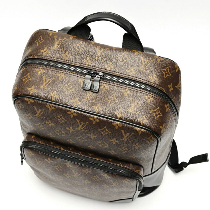 路易威登 Dean 雙肩包 M45335 Monogram Macassar 黑色 S-159438-5