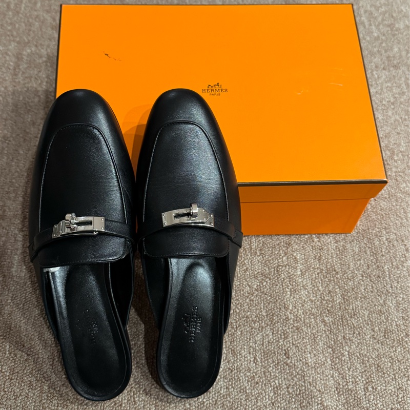 法國愛馬仕🇫🇷經典kelly扣時尚穆勒鞋-0