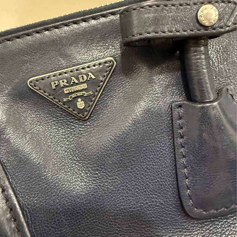 PRADA GLACE‘CALF SCAM手提肩背兩用包-4