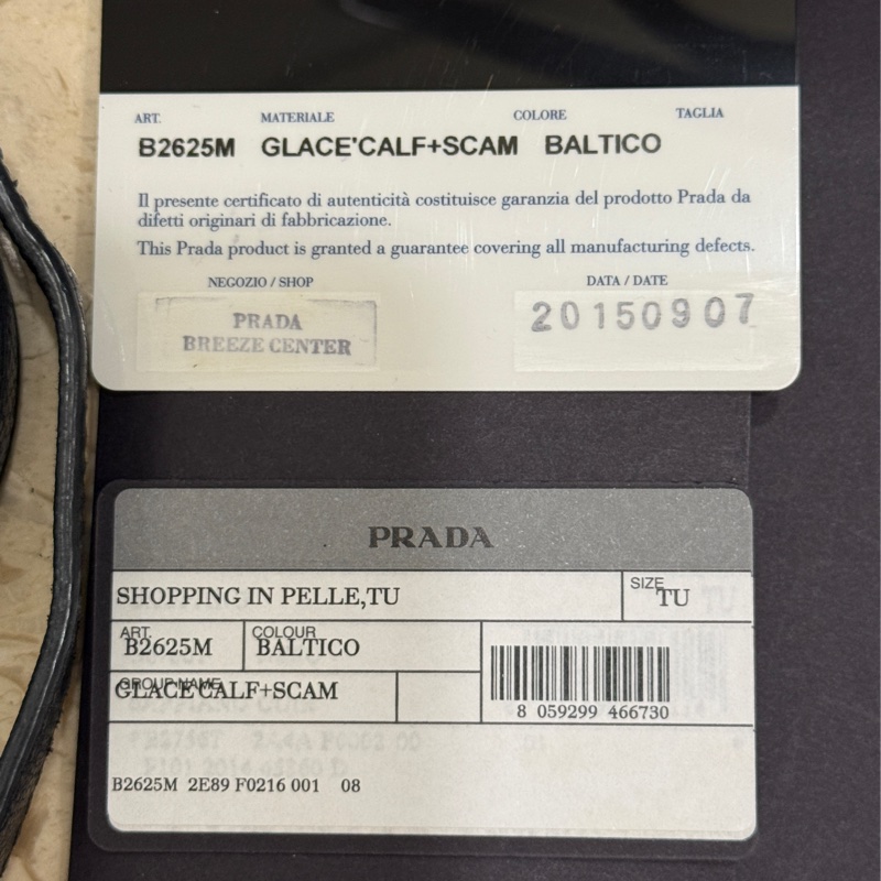 PRADA GLACE‘CALF SCAM手提肩背兩用包-6