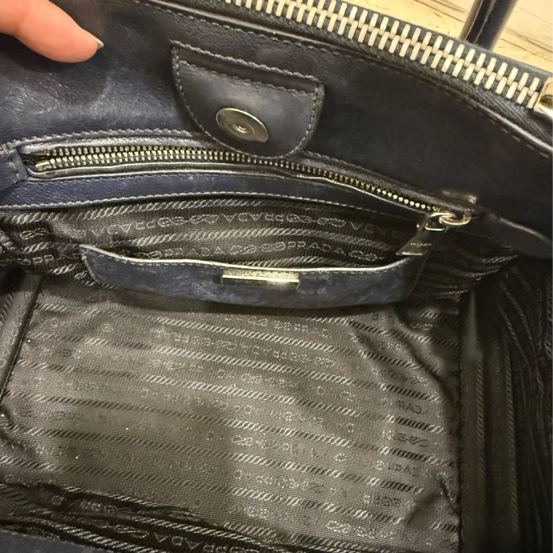 PRADA GLACE‘CALF SCAM手提肩背兩用包-14