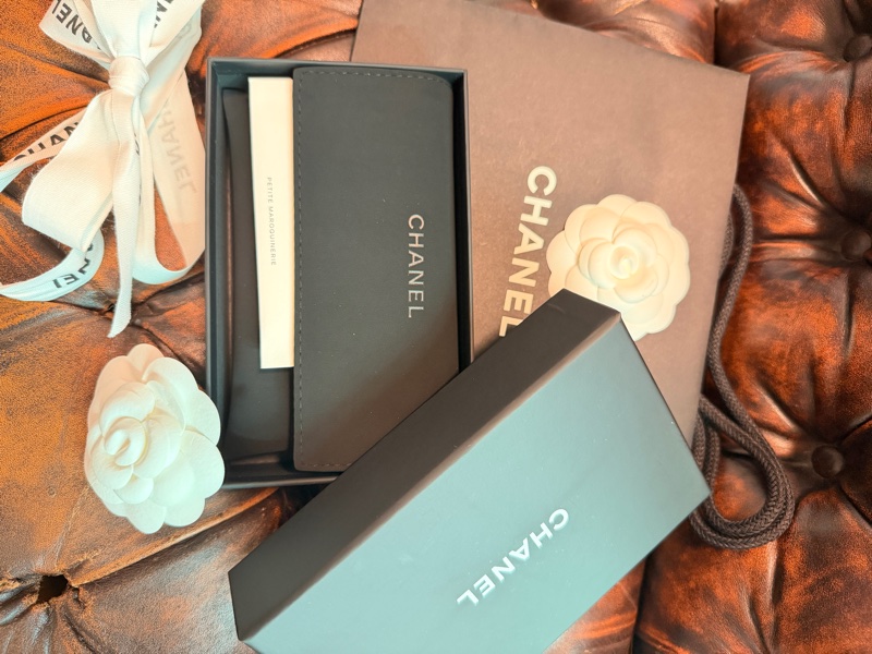 全新日本專櫃購入 Chanel 香奈兒 經典拉鍊零錢包 黑色金鏈荔枝皮 香奈兒荔枝皮 零錢包 粒紋小牛皮-18