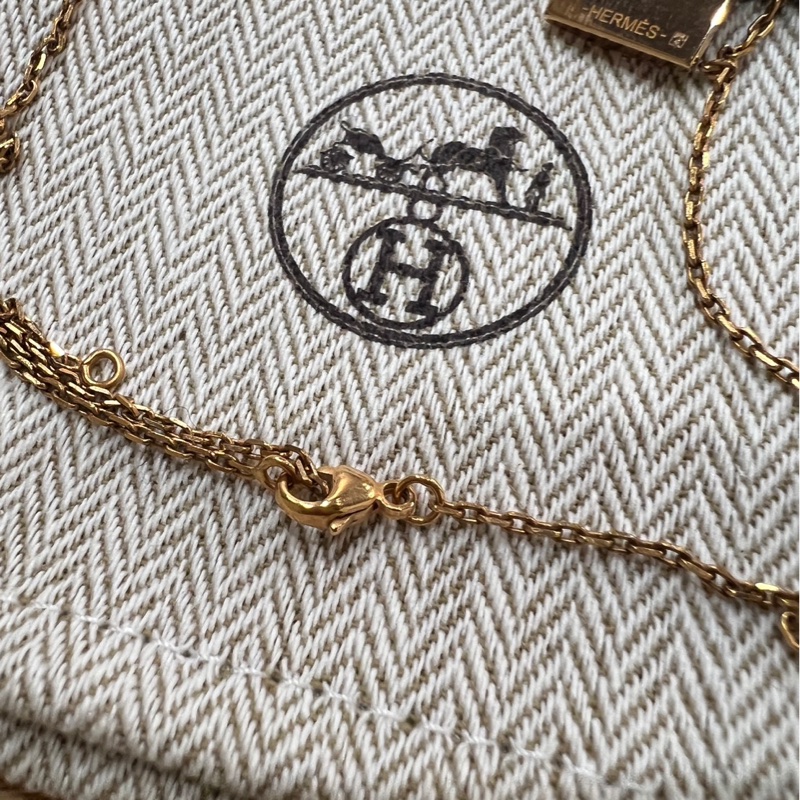 愛馬仕hermes 項鍊 鎖頭項鍊-7