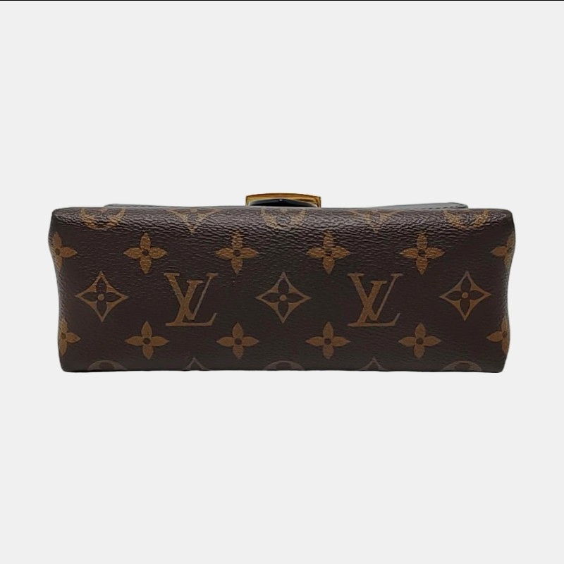LOUIS VUITTON Locky BB 經典老花 塗層帆布牛皮飾邊 鎖頭包 肩背包斜背包-4