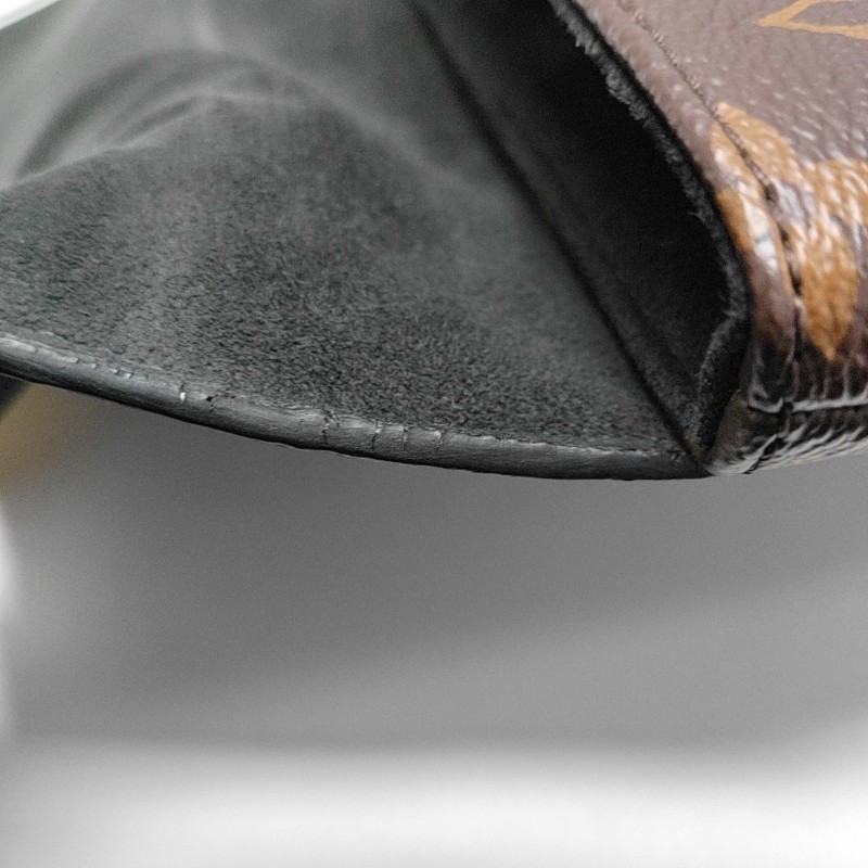 LOUIS VUITTON Locky BB 經典老花 塗層帆布牛皮飾邊 鎖頭包 肩背包斜背包-6