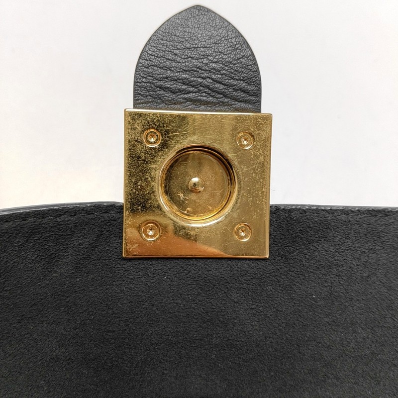 LOUIS VUITTON Locky BB 經典老花 塗層帆布牛皮飾邊 鎖頭包 肩背包斜背包-7