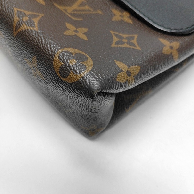 LOUIS VUITTON Locky BB 經典老花 塗層帆布牛皮飾邊 鎖頭包 肩背包斜背包-10