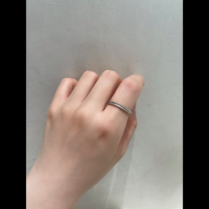 VCA梵克雅寶Estelle系列戒指 58碼 pt950-4