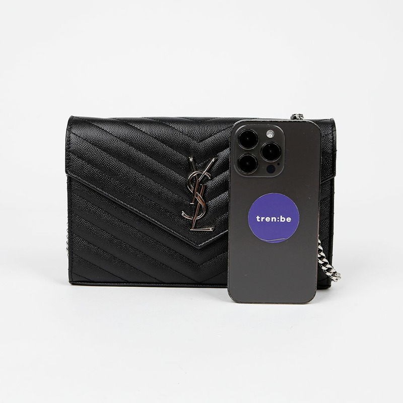 SAINT LAURENT Monogram Chain WOC 單肩斜背包 377828-7