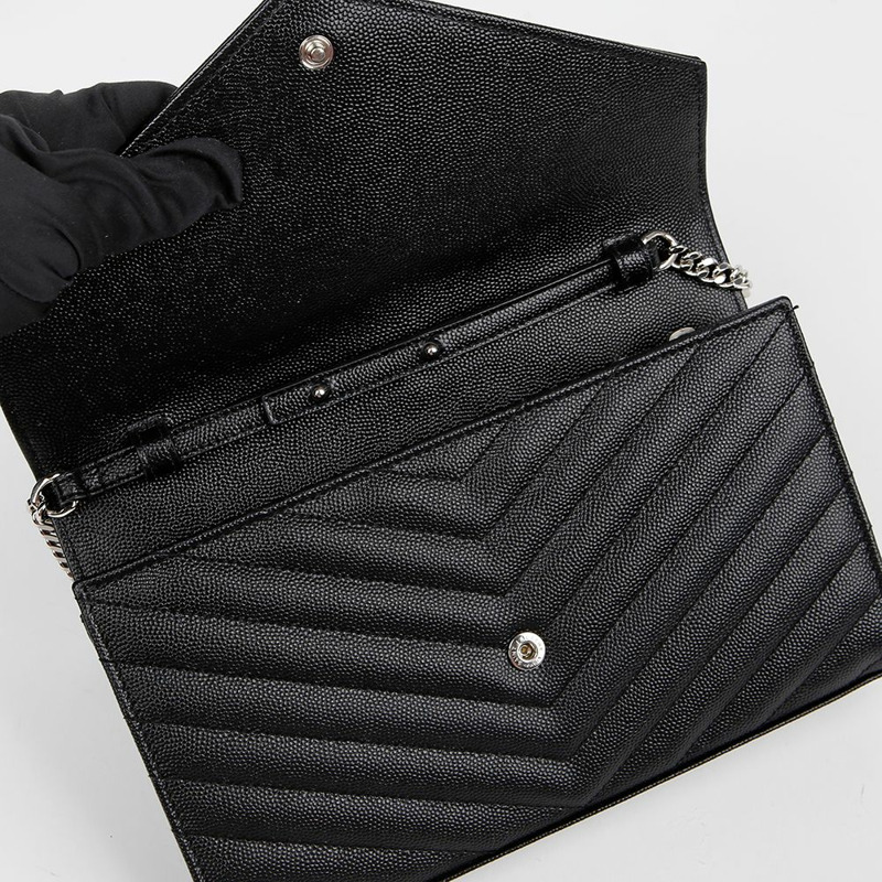 SAINT LAURENT Monogram Chain WOC 單肩斜背包 377828-8