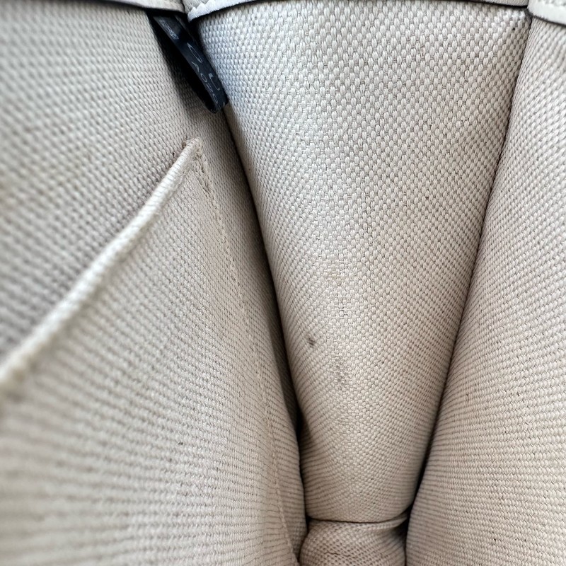 Gucci 白色拼色竹節手提包 肩背包-18