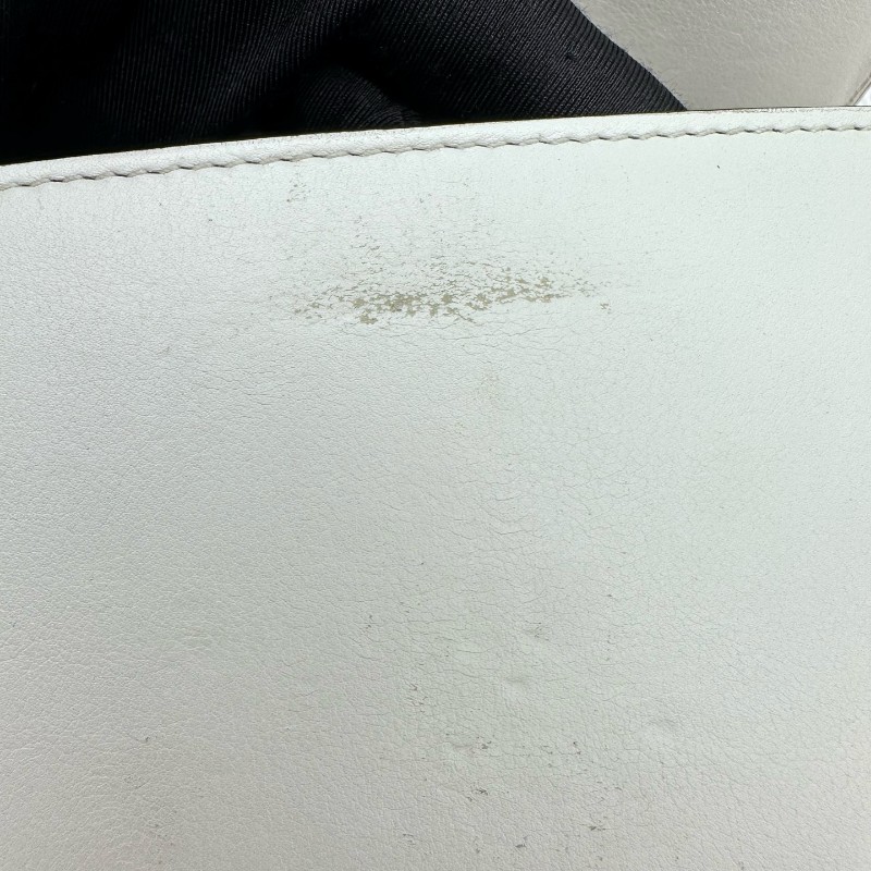 Gucci 白色拼色竹節手提包 肩背包-23