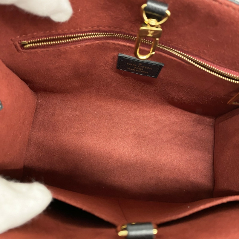 路易威登 Monogram Empreinte 雙色 On-the-Go PM 手提包 M45659 黑色/米色 女士兩用包 P1668730-3