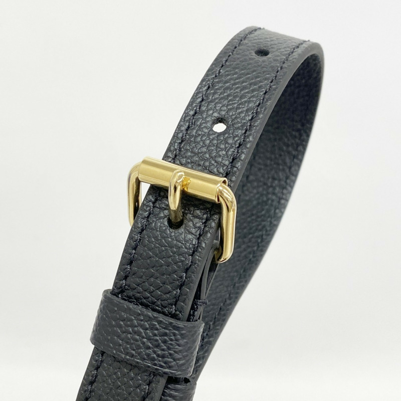 路易威登 Monogram Empreinte 雙色 On-the-Go PM 手提包 M45659 黑色/米色 女士兩用包 P1668730-10