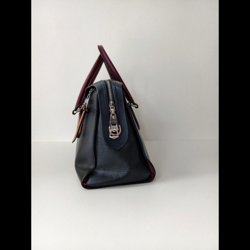 LV 路易威登 水波纹epi黑色手提包肩背包-1