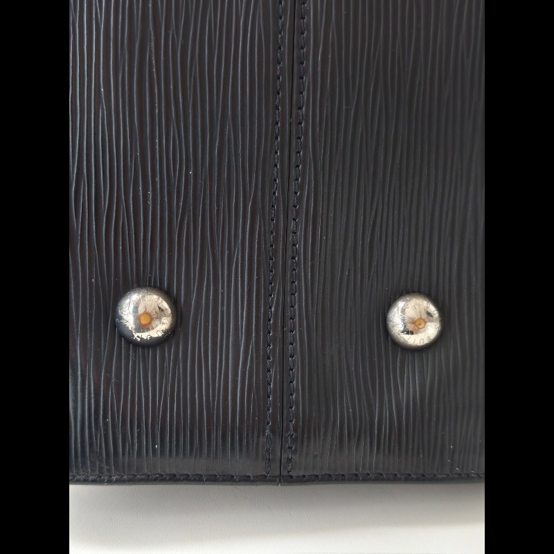 LV 路易威登 水波纹epi黑色手提包肩背包-26