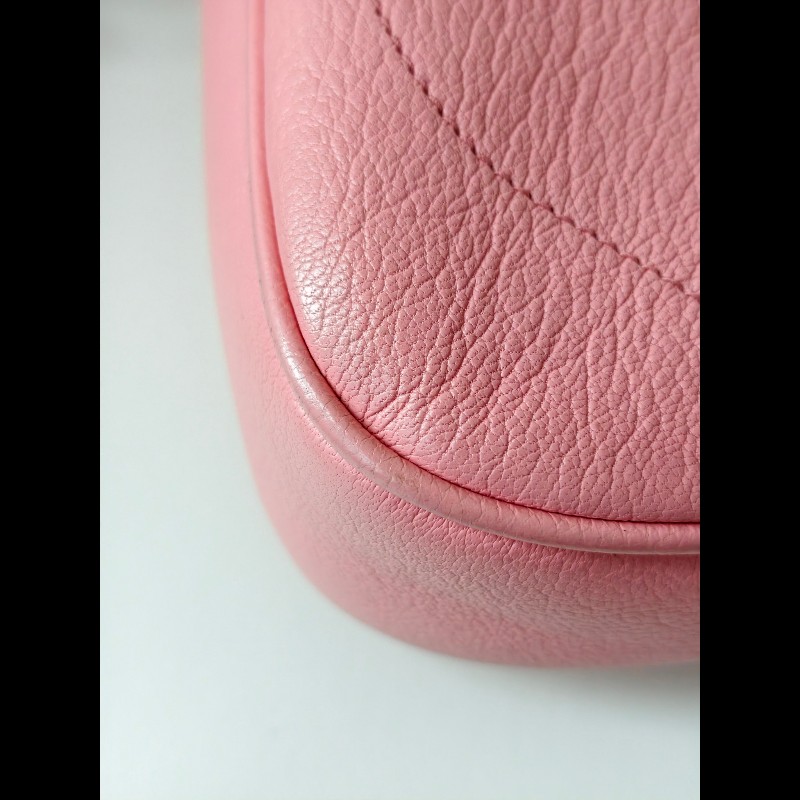 Gucci 淺粉色牛皮 小號 手提包 肩背包-11