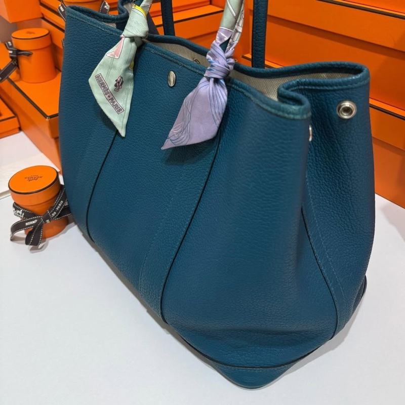 Hermes Garden Party 36孔雀藍 G刻-1