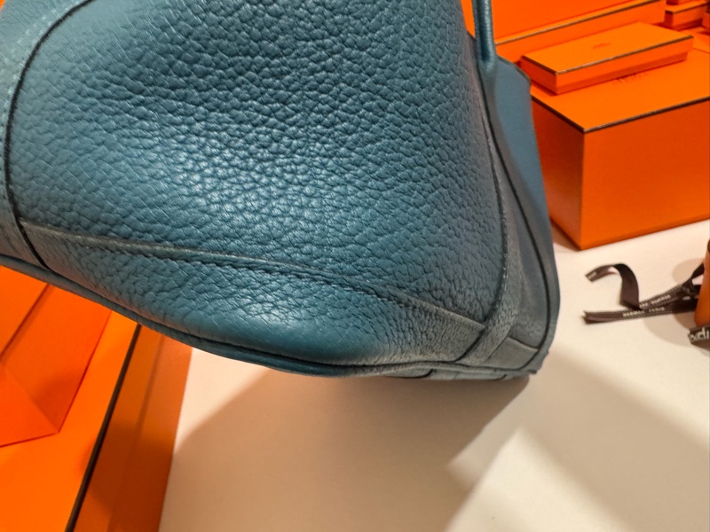 Hermes Garden Party 36孔雀藍 G刻-8
