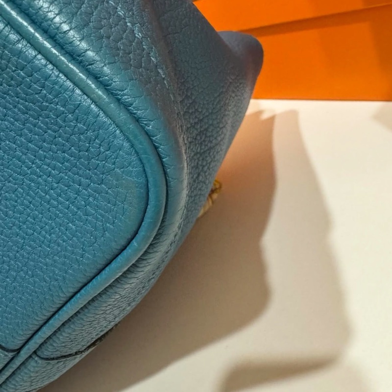 Hermes Garden Party 36孔雀藍 G刻-32