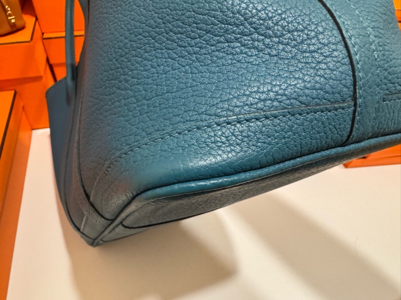 Hermes Garden Party 36孔雀藍 G刻-43