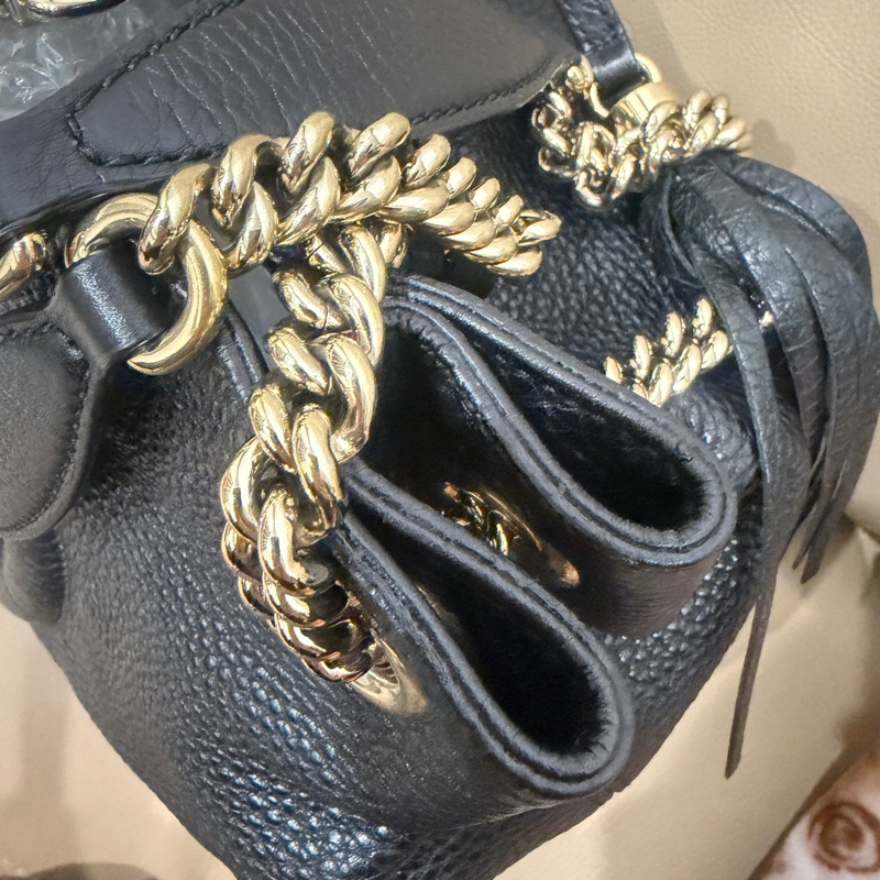 🈶購證❤️ gucci #黑金 #荔枝牛皮 #托特包 #soho-27