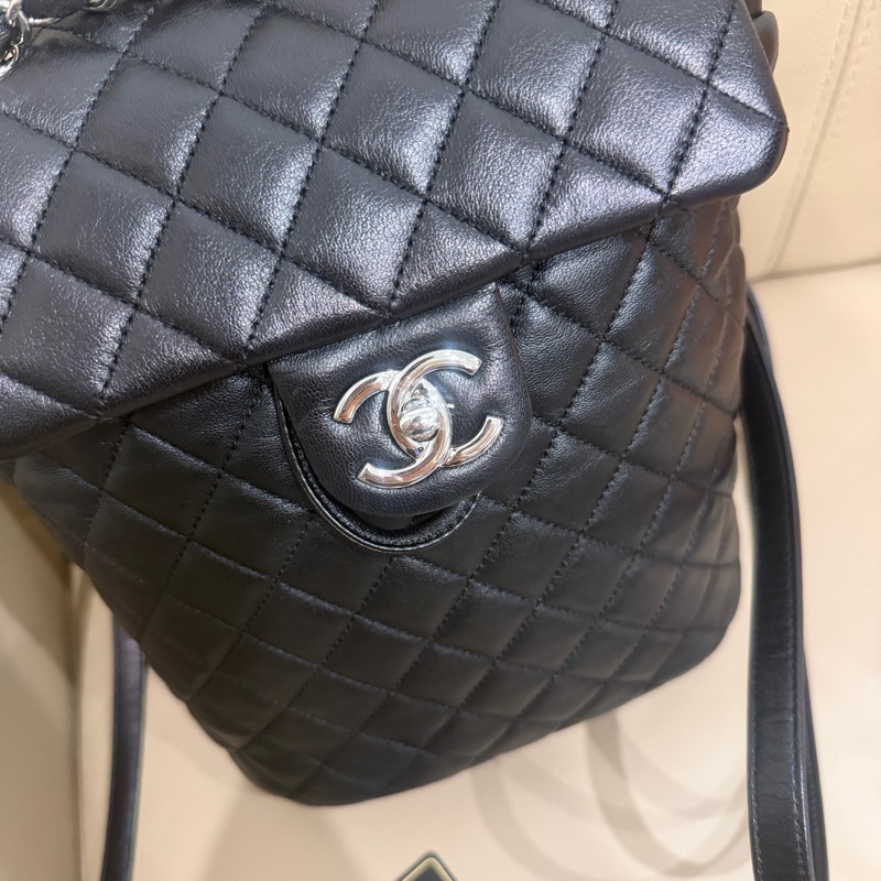 99新🌟大全配🈶購證❤️ #香奈兒 #黑銀 #薩爾茲堡 #後背包 #雙肩包-8