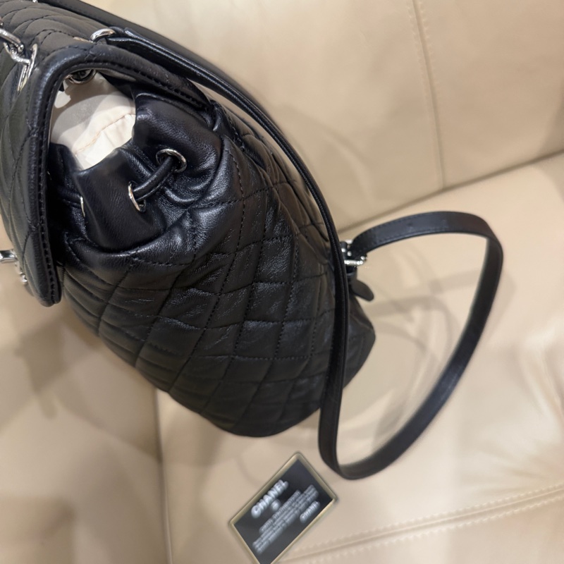 99新🌟大全配🈶購證❤️ #香奈兒 #黑銀 #薩爾茲堡 #後背包 #雙肩包-11