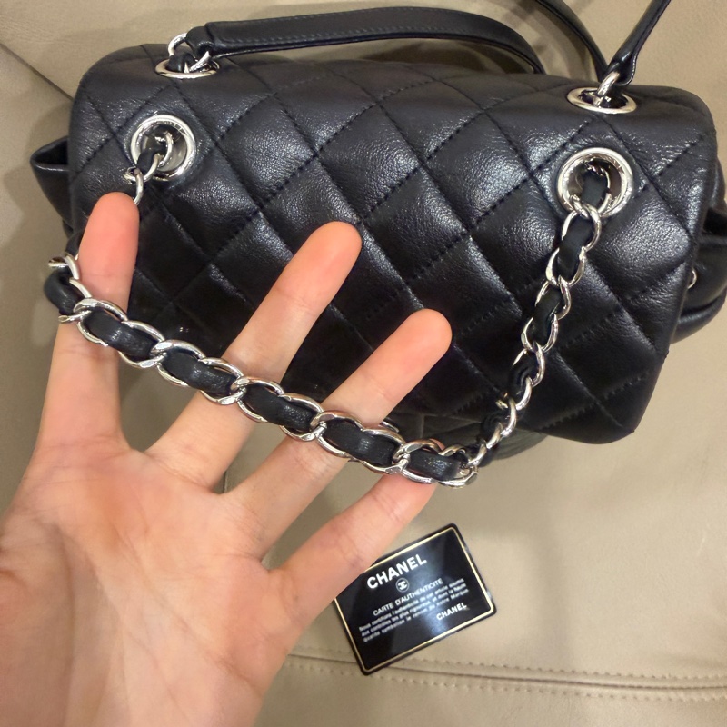 99新🌟大全配🈶購證❤️ #香奈兒 #黑銀 #薩爾茲堡 #後背包 #雙肩包-16