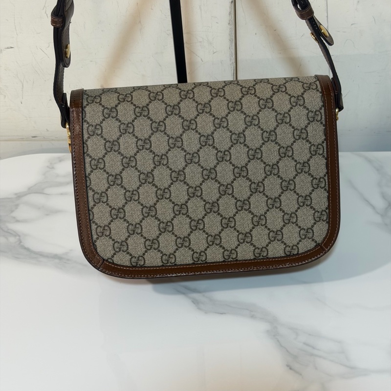 99新🈶購證❤️ gucci #1955 #老花 #馬鞍包 #郵差包-8