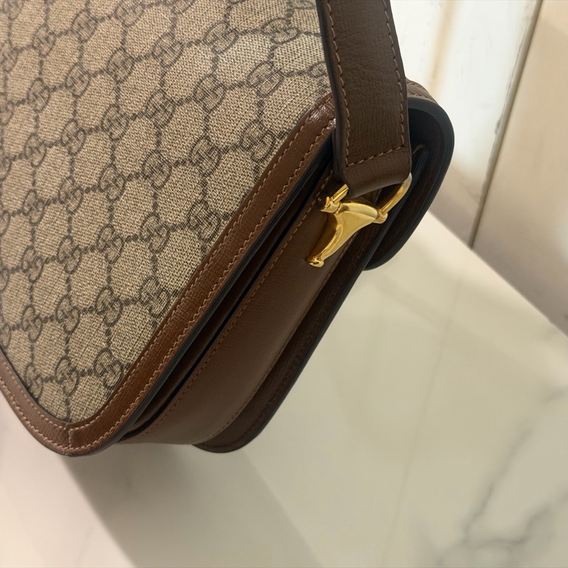 99新🈶購證❤️ gucci #1955 #老花 #馬鞍包 #郵差包-9