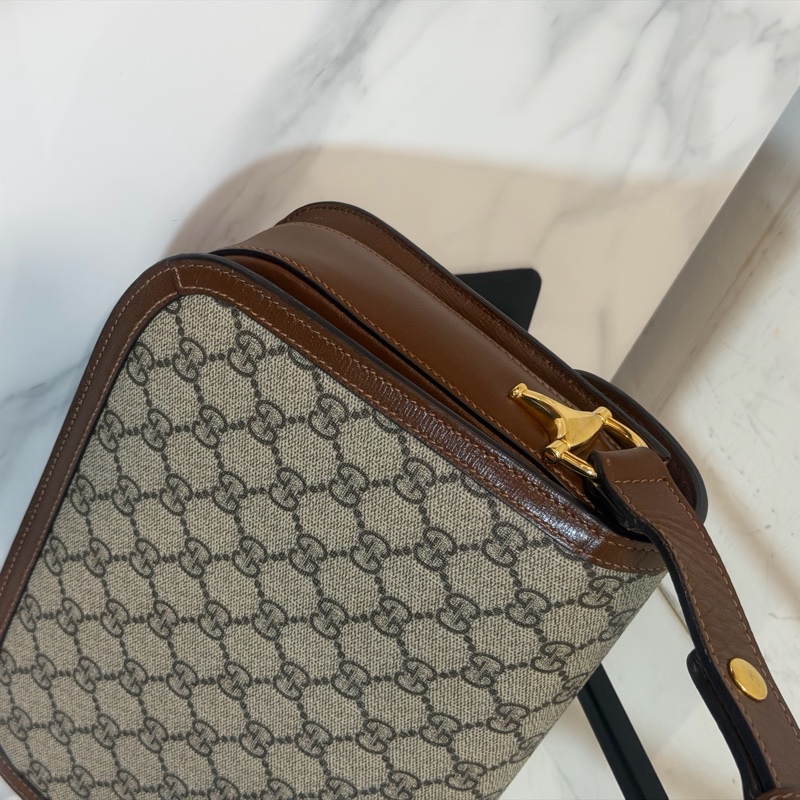 99新🈶購證❤️ gucci #1955 #老花 #馬鞍包 #郵差包-10