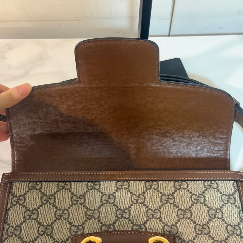 99新🈶購證❤️ gucci #1955 #老花 #馬鞍包 #郵差包-14