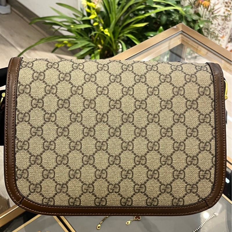 99新🈶購證❤️ gucci #1955 #老花 #馬鞍包 #郵差包-21