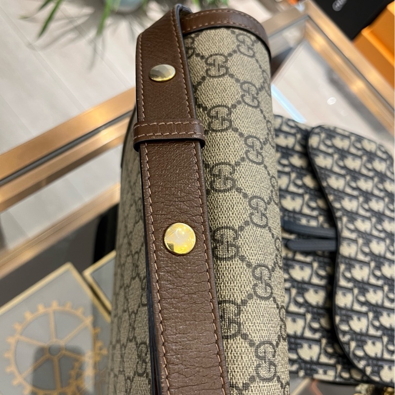 99新🈶購證❤️ gucci #1955 #老花 #馬鞍包 #郵差包-33