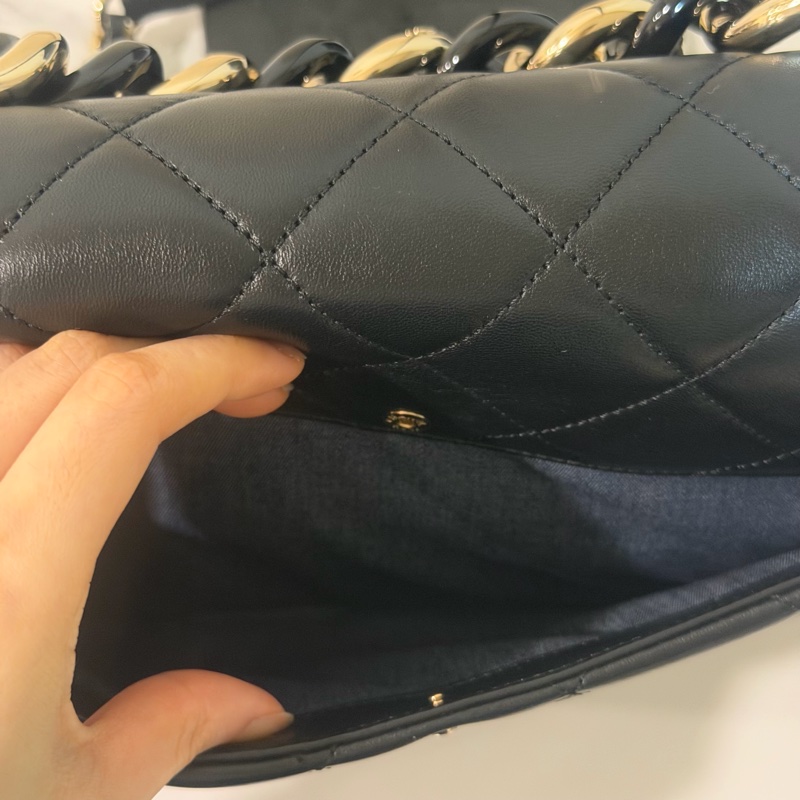 大全配🈶購證❤️ #香奈兒 #黑金 #cf25 #中號 #大都會-11